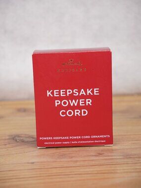 Hallmark Keepsake Power Cord For Ornaments 2017 & Later New In Box